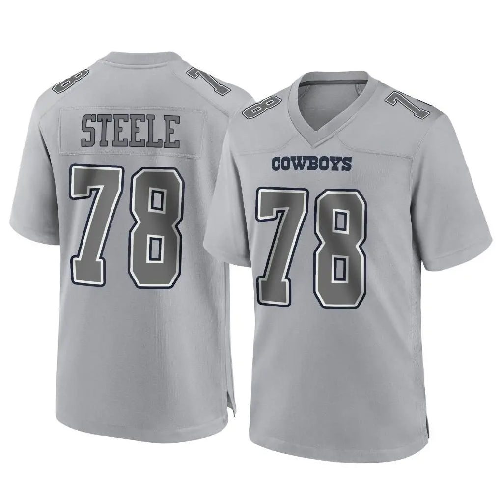 D.Cowboys #78 Terence Steele Player Gray Atmosphere Fashion Home Game Gdoa Stitched Jerseys
