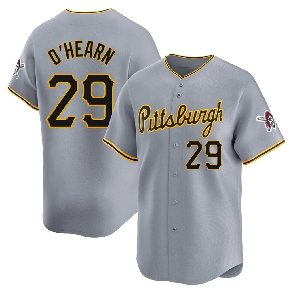 P.Pirates #29 Ryan O¡¯Hearn Player Gray Road Home Limited Fdoa Stitched Jerseys