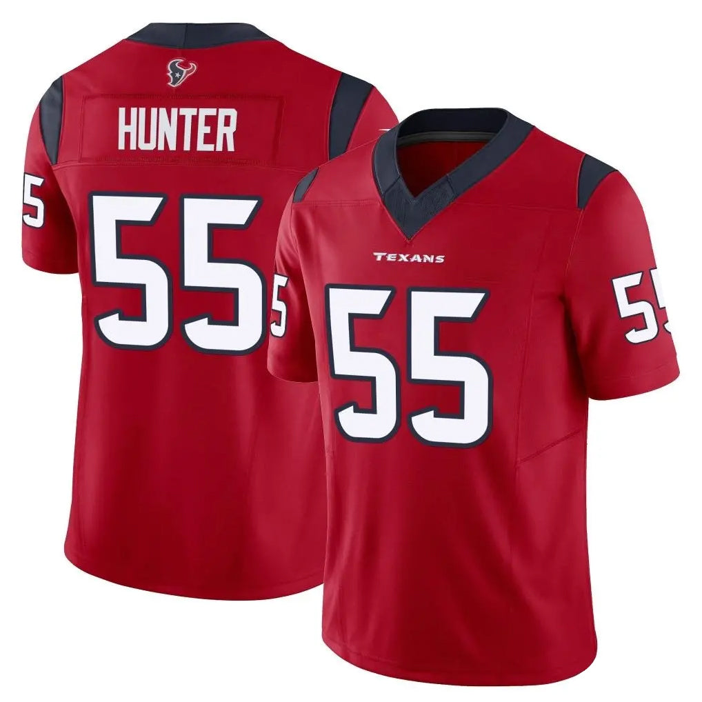 H.Texans #55 Danielle Hunter Player Red Limited Vapor F.U.S.E. Home Game Gdoa Stitched Jerseys