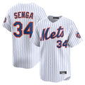 NY.Mets #34 Kodai Senga Player White Home Limited Fdoa Stitched Jerseys