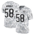 C.Bears #58 Darnell Wright Player Arctic Camo Salute to Service Limited Gdoa Stitched Jerseys