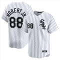 C.White Sox #88 Luis Robert Jr Player White Stripe Limited Home Gdoa Stitched Jerseys