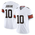 C.Browns #10 Quinshon Judkins Player White Vapor F.U.S.E. Limited Home Game Gdoa Stitched Jerseys