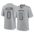 NY.Jets #0 Braelon Allen Player Gray Limited Atmosphere Fashion Home Game Gdoa Stitched Jerseys