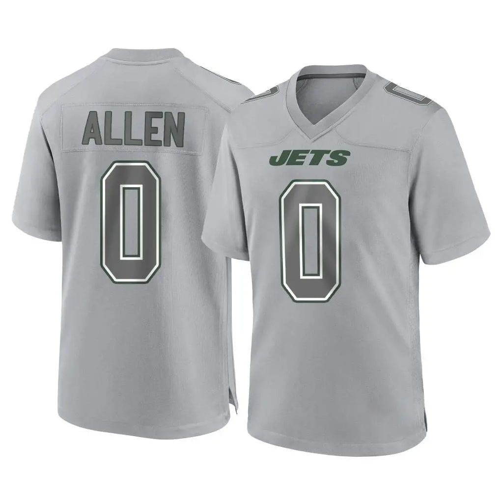 NY.Jets #0 Braelon Allen Player Gray Limited Atmosphere Fashion Home Game Gdoa Stitched Jerseys