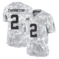 KC.Chiefs #2 Tyquan Thornton Player Arctic Camo Salute To Service Limited Game Gdoa Stitched Jerseys