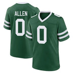 NY.Jets #0 Braelon Allen Player Green Legacy Home Game Gdoa Stitched Jerseys