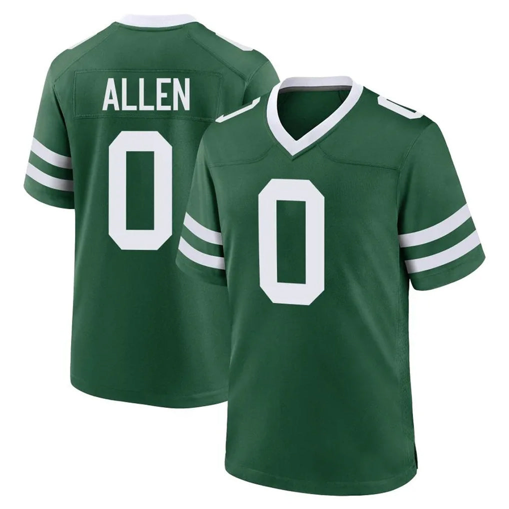 NY.Jets #0 Braelon Allen Player Green Legacy Home Game Gdoa Stitched Jerseys