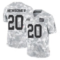 NY.Giants #20 Greg Newsome II Player Arctic Camo Salute To Service Limited Game Gdoa Stitched Jerseys