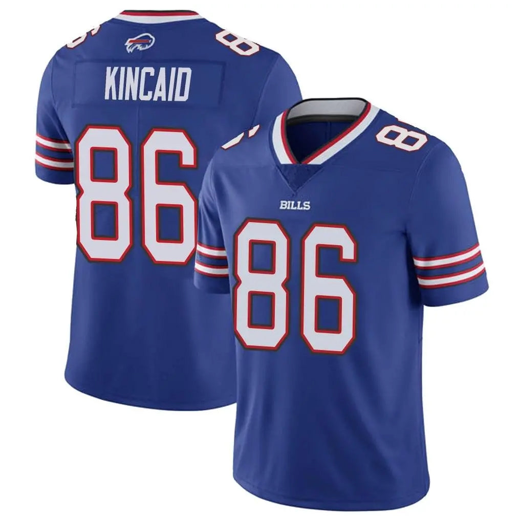 B.Bills #86 Dalton Kincaid Player Royal Vapor Untouchable Limited Gdoa Stitched Jerseys