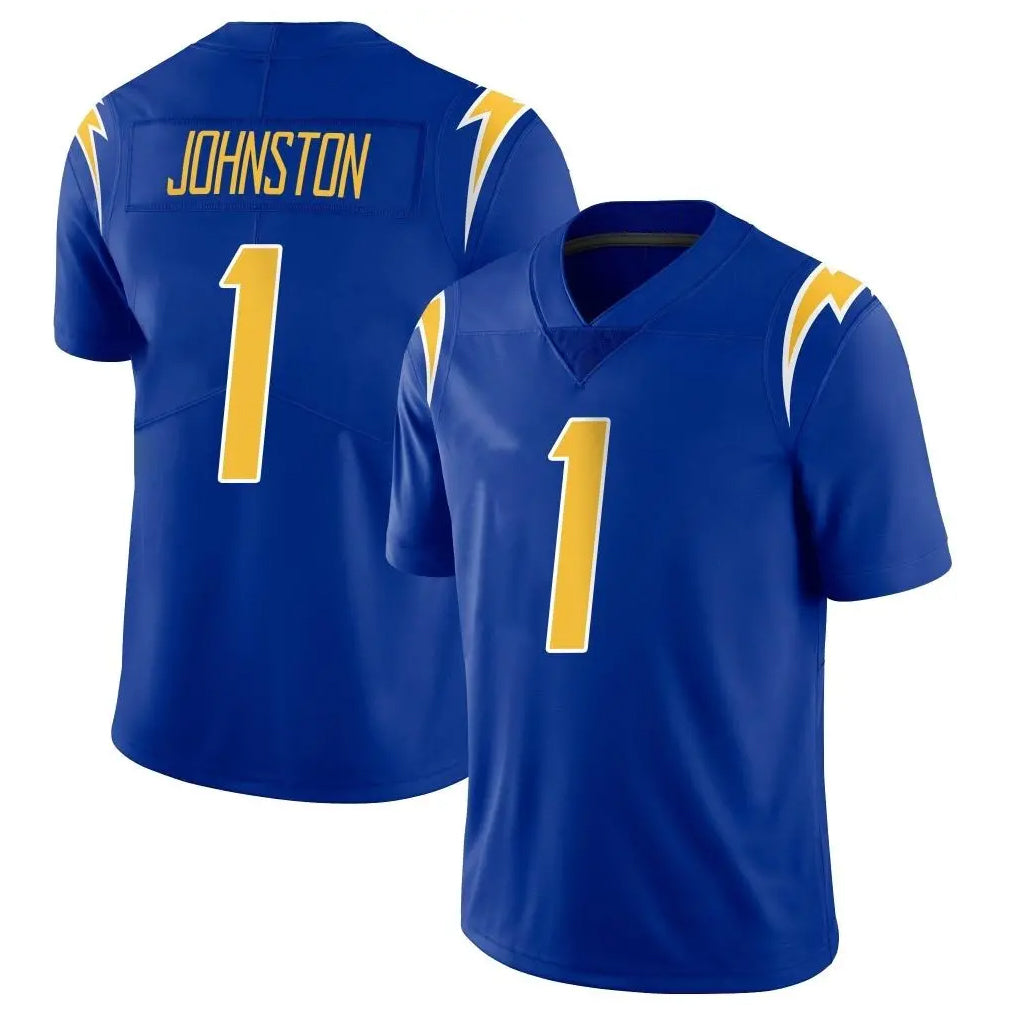 LA.Chargers #1 Quentin Johnston Player Royal Limited Vapor Home Game Gdoa Stitched Jerseys