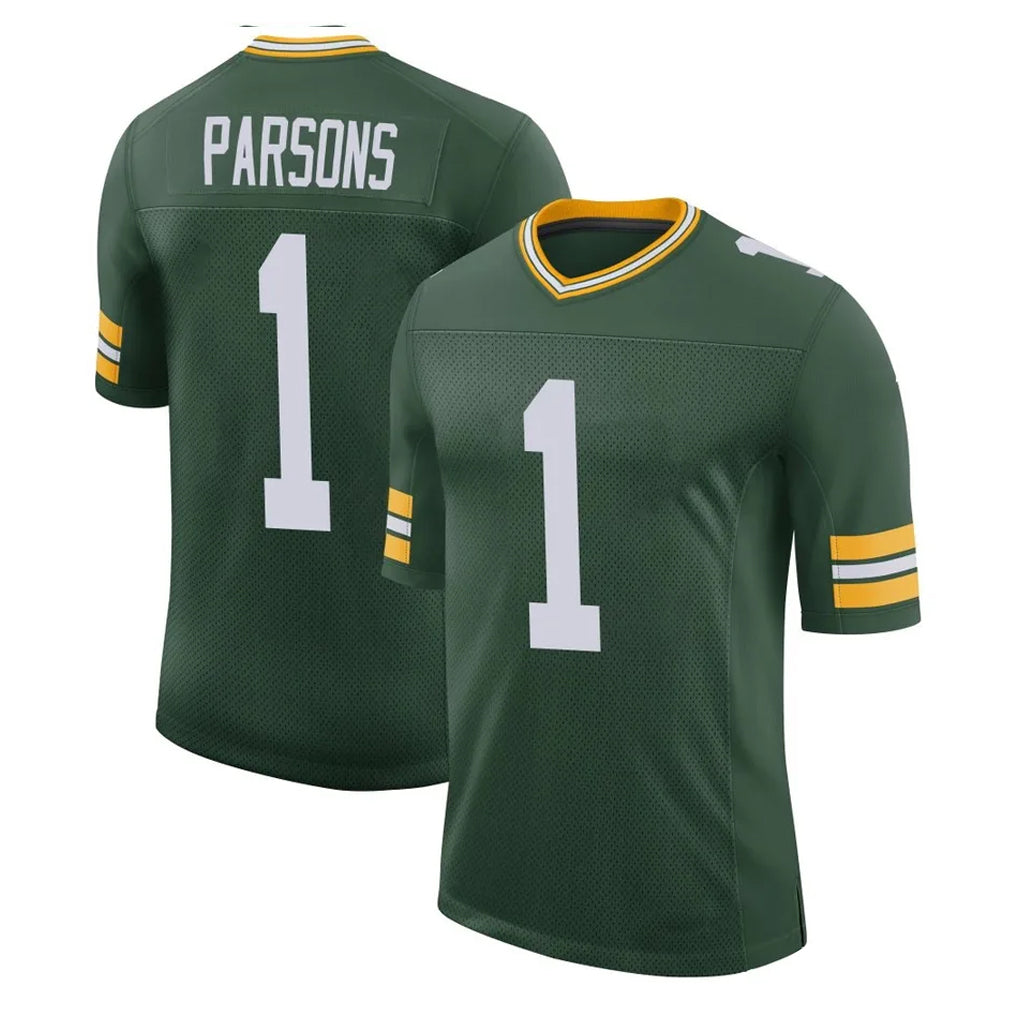 GB.Packers #1 Micah Parsons Player Green Limited Classic Home Game Gdoa Stitched Jerseys