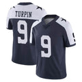 D.Cowboys #9 KaVontae Turpin Player Navy-White Limited Alternate Vapor Untouchable Home Game Gdoa Stitched Jerseys