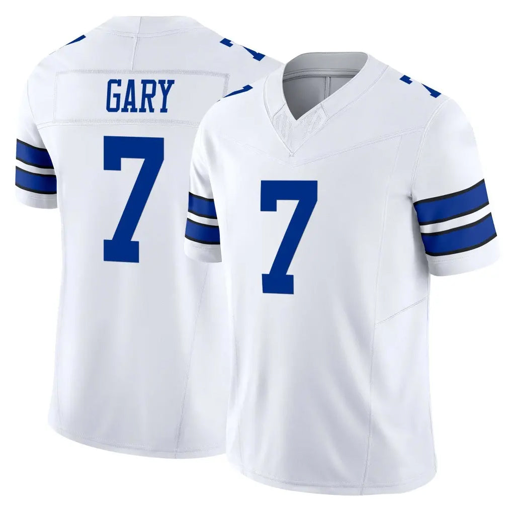 D.Cowboys #7 Rashan Gary Player White Limited Vapor F.U.S.E. Home Game Gdoa Stitched Jerseys