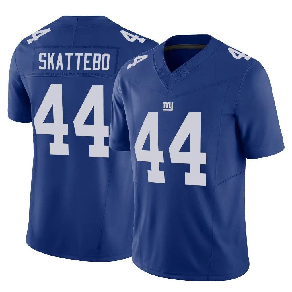 NY.Giants #44 Cam Skattebo Player Royal Limited Vapor F.U.S.E. Home Game Gdoa Stitched Jerseys