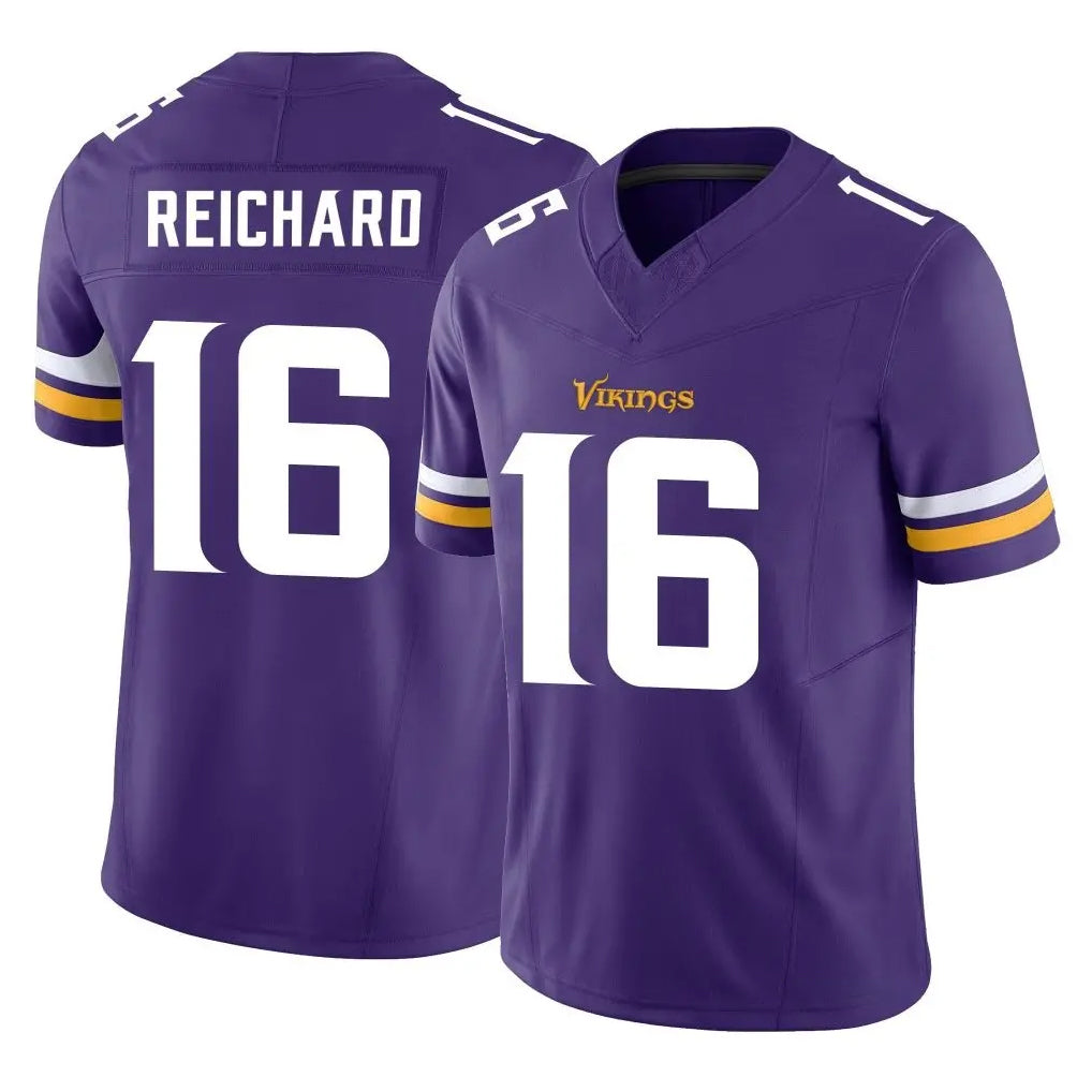 M.Vikings #16 Will Reichard Player Purple Limited Vapor F.U.S.E. Home Game Gdoa Stitched Jerseys