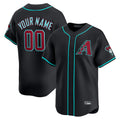 Custom A.Diamondbacks Black Limited Home Game Any name & number Gdoa Stitched Jerseys