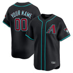 Custom A.Diamondbacks Black Limited Home Game Any name & number Gdoa Stitched Jerseys