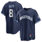 C.Cubs #8 Ian Happ Player Navy City Connect Home Game Gdoa Stitched Jerseys