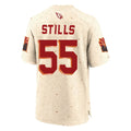 A.Cardinals #55 Dante Stills Player Cream Rivalries Collection Game Gdoa Stitched Jerseys