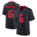 H.Texans #6 Reed Blankenship Player Navy 2nd Alternate Home Game Gdoa Stitched Jerseys