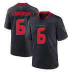 H.Texans #6 Reed Blankenship Player Navy 2nd Alternate Home Game Gdoa Stitched Jerseys