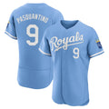 KC.Royals #9 Vinnie Pasquantino Player Light Blue Alt Limited Elite Home Gdoa Stitched Jerseys
