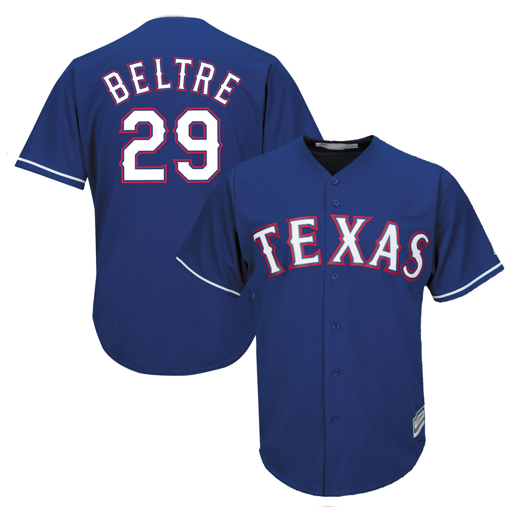 T.Rangers #29 Adrian Beltre Player Royal Majestic Alternate Cool Fdoa Stitched Jerseys