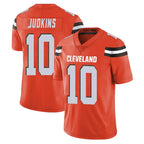 C.Browns #10 Quinshon Judkins Player Orange Alternate Vapor Untouchable Limited Home Game Gdoa Stitched Jerseys
