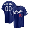 Custom LA.Dodgers Royal Home Game Any Name & Number Gdoa Stitched Jerseys