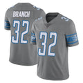 D.Lions #32 Brian Branch Player Gray Vapor Untouchable Limited Home Game Gdoa Stitched Jerseys