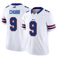 B.Bills #9 Bradley Chubb Player White Vapor F.U.S.E. Jersey Limited Home Game Gdoa Stitched Jerseys