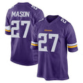 M.Vikings #27 Jordan Mason Player Purple Home Game Gdoa Stitched Jerseys