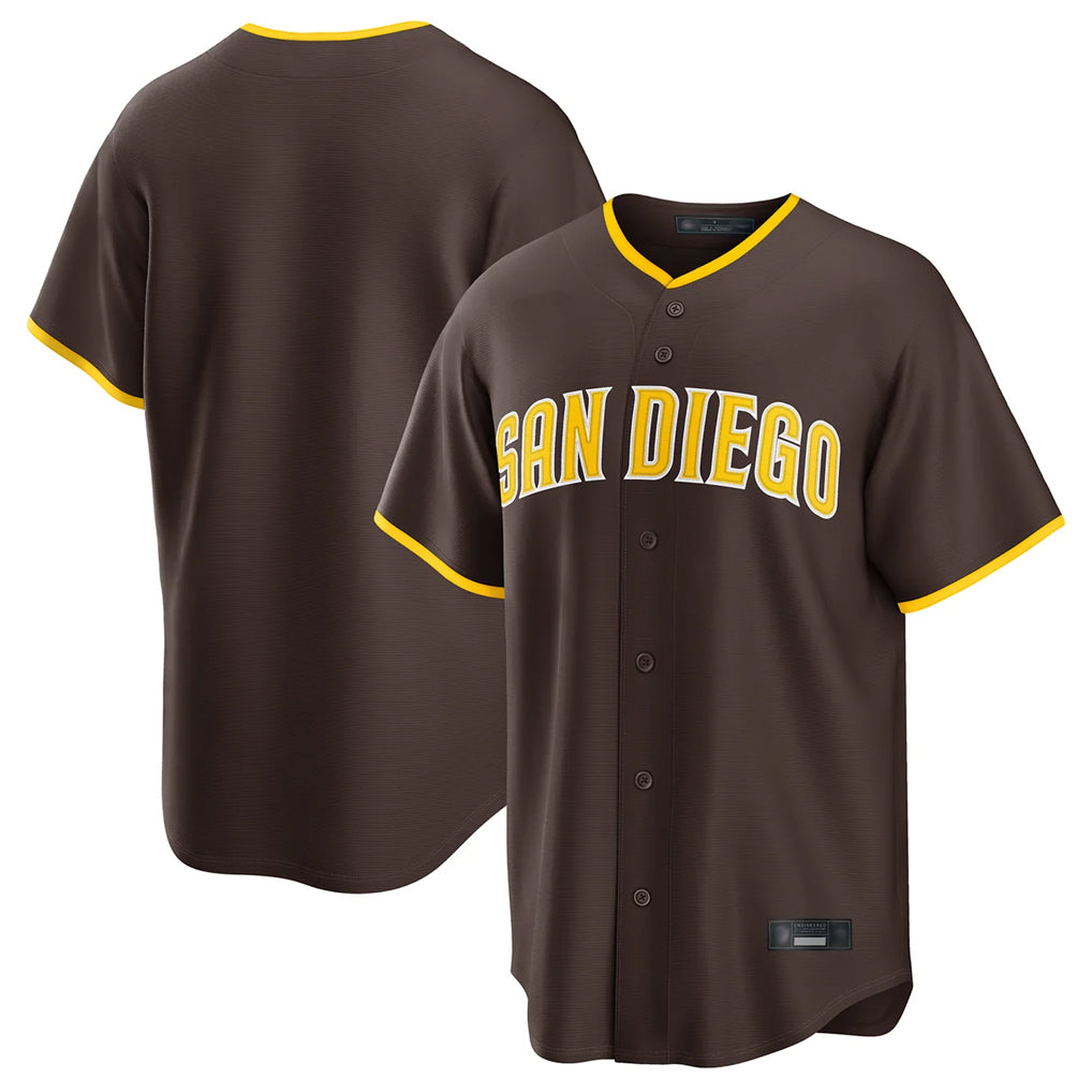 S.Diego Padres ## Diego Padres Blank Player Brown Home Game Fdoa Stitched Jerseys