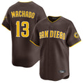 S.Diego Padres #13 Manny Machado Player Brown Home Limited Fdoa Stitched Jerseys