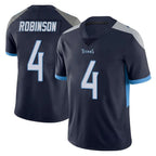 T.Titans #4 Wan'Dale Robinson Player Navy Limited Vapor Untouchable Home Game Gdoa Stitched Jerseys