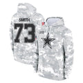 D.Cowboys #73 Tyler Smith Player Arctic Camo Salute to Service Hoodies Limited Game Gdoa Stitched Jerseys