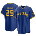 S.Mariners #29 Cal Raleigh Player Royal City Connect Home Game Fdoa Stitched Jerseys