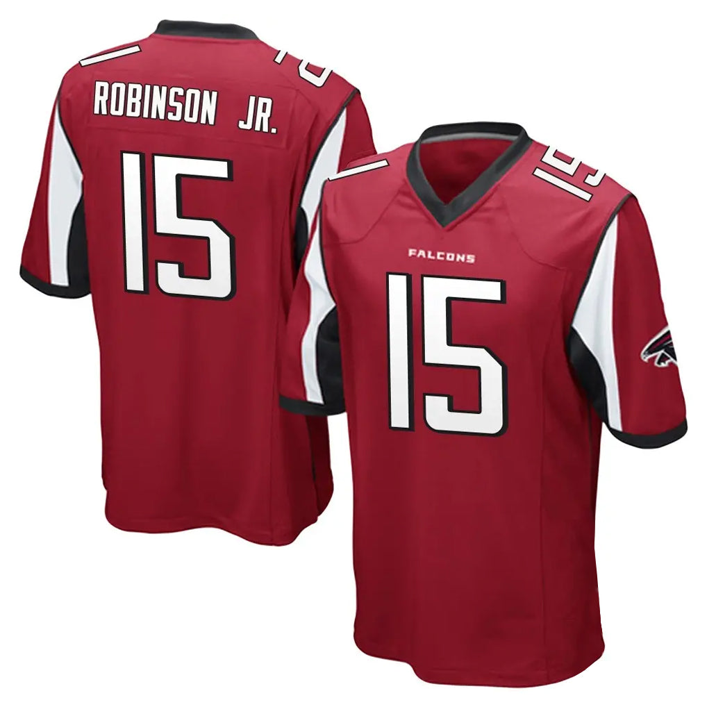 A.Falcons #15 Brian Robinson Player Red Color Vapor Home Game Gdoa Stitched Jerseys