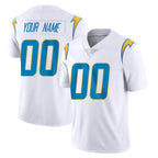 Custom LA.Chargers White Limited Vapor Untouchable Home Game Any Name & Numbers Gdoa Stitched Jerseys