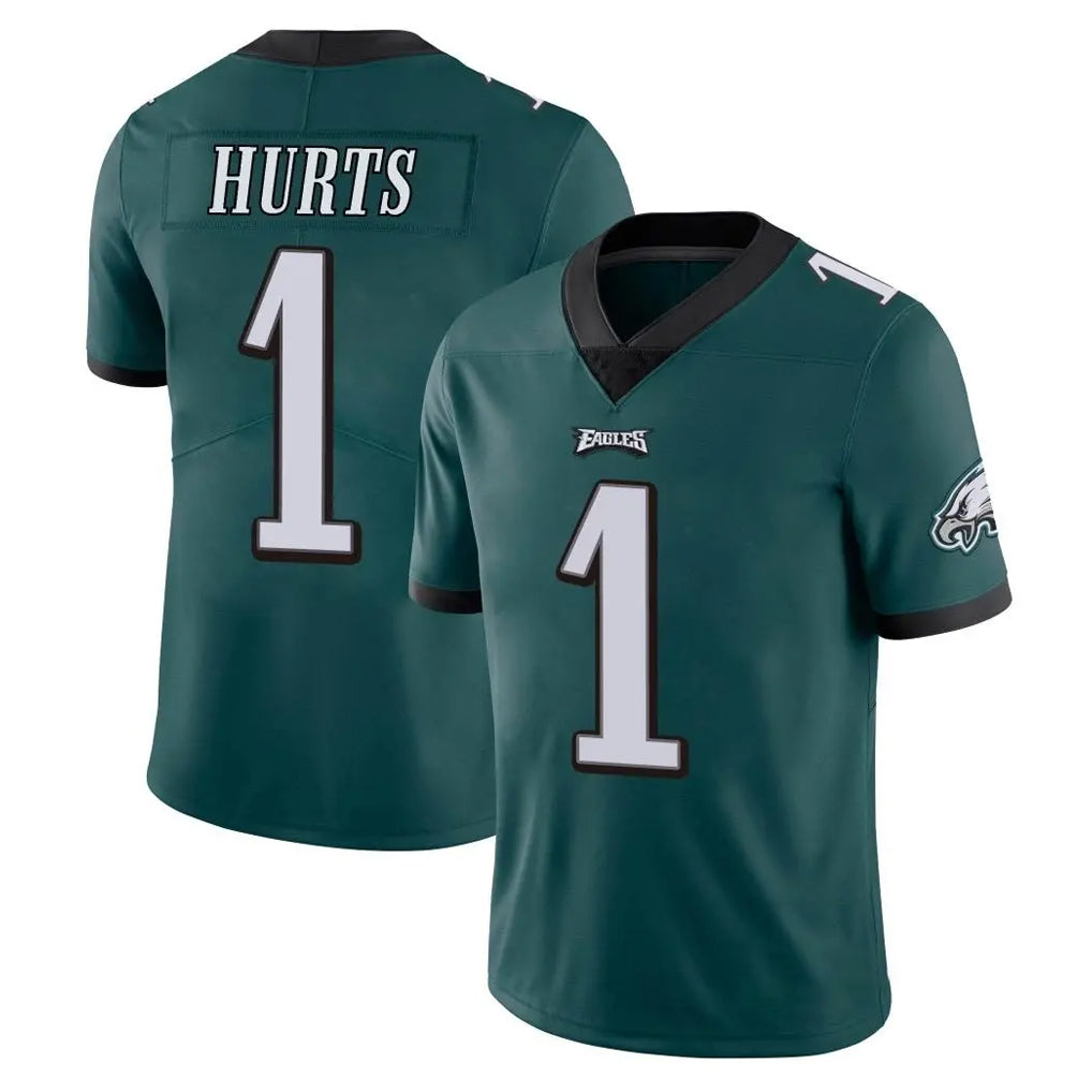 P.Eagles #1 Jalen Hurts Player Team Color Green Vapor Untouchable Home Game Gdoa Stitched Jerseys