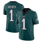P.Eagles #1 Jalen Hurts Player Team Color Green Vapor Untouchable Home Game Gdoa Stitched Jerseys
