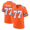 D.Broncos #77 Quinn Meinerz Player Orange Alternate Collection Throwback Game Gdoa Stitched Jerseys