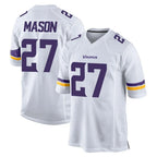 M.Vikings #27 Jordan Mason Player White Home Game Gdoa Stitched Jerseys