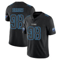 T.Titans #98 Jeffery Simmons Player Black Impact Limited Home Game Gdoa Stitched Jerseys