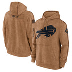 B.Bills ## Bills Blank Player Brown Salute to Service Hoodies Gdoa Stitched Jerseys