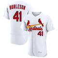 St. Louis Cardinals #41 Alec Burleson Player White Home Limited Elite Fdoa Stitched Jerseys
