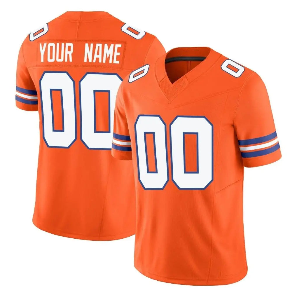 Custom D.Broncos Orange Limited Alternate Vapor F.U.S.E. Throwback Game Any Name & Numbers Gdoa Stitched Jerseys