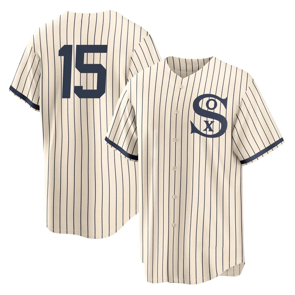 C.White Sox #15 Sean Newcomb Player Cream Field of Dreams Home Game Gdoa Stitched Jerseys