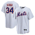 NY.Mets #34 Kodai Senga Player White Home Replica Fdoa Stitched Jerseys